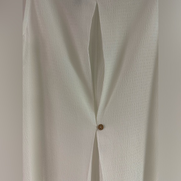 NWT Mod Ref White Sleeveless Layered Tunic Size S - Picture 6 of 8